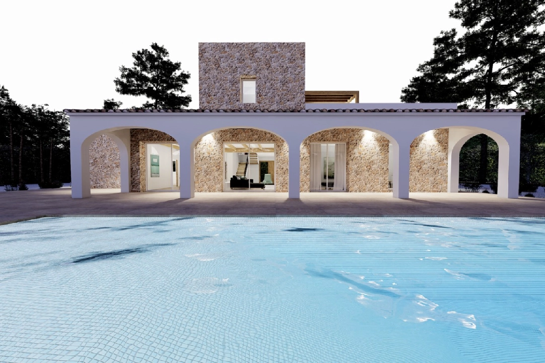 Finca in Benissa te koop, woonoppervlakte 305 m², Bouwjaar 2024, Airconditioning, grondstuk 10000 m², 3 slapkamer, 3 badkamer, Zwembad, ref.: AM-12208DA-3