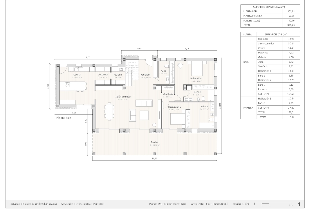 Finca in Benissa te koop, woonoppervlakte 305 m², Bouwjaar 2024, Airconditioning, grondstuk 10000 m², 3 slapkamer, 3 badkamer, Zwembad, ref.: AM-12208DA-30