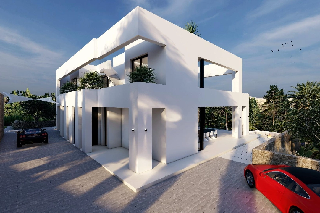 Villa in Benissa te koop, woonoppervlakte 547 m², Bouwjaar 2024, Airconditioning, grondstuk 1347 m², 4 slapkamer, 3 badkamer, Zwembad, ref.: AM-12239DA-1