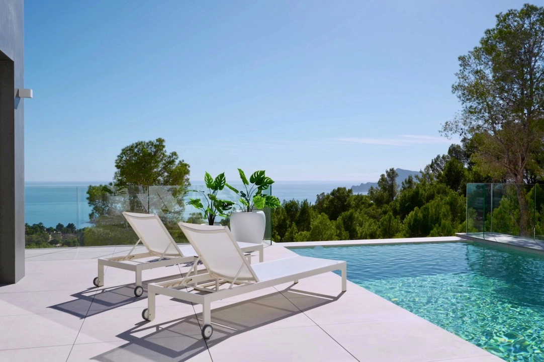 Villa in Altea(Sierra Altea) te koop, woonoppervlakte 535 m², grondstuk 1252 m², 4 slapkamer, 6 badkamer, Zwembad, ref.: CA-H-1800-AMB-2