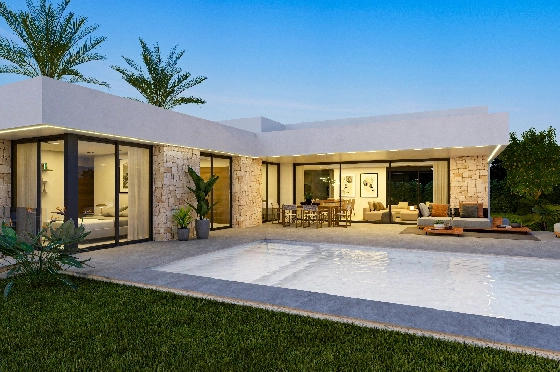 Villa in Denia zu verkaufen, Wohnfläche 151 m², Klimaanlage, Grundstück 832 m², 3 Schlafzimmer, 2 Badezimmer, Pool, ref.: UM-UV-ALCIPE-4