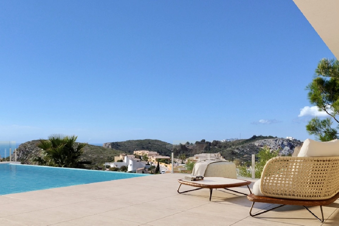 Villa in Benitachell(La Cumbre del Sol) te koop, woonoppervlakte 430 m², Airconditioning, grondstuk 825 m², 3 slapkamer, 3 badkamer, Zwembad, ref.: CA-H-1809-AMB-2