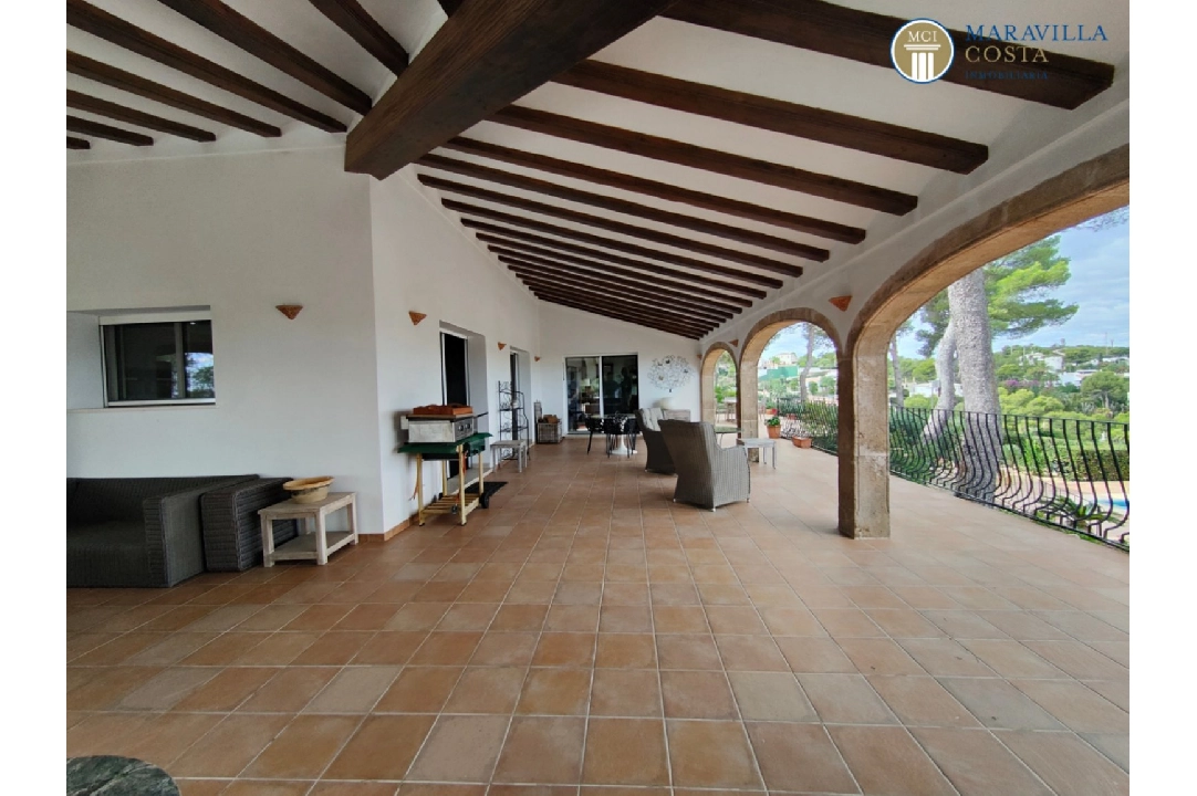 Villa in Javea(Costa Nova) te koop, woonoppervlakte 378 m², + Vloerverwarming, Airconditioning, grondstuk 3063 m², 5 slapkamer, 5 badkamer, Zwembad, ref.: MV-P-2507-18