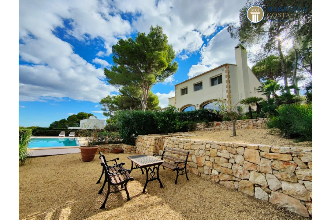 Villa in Javea(Costa Nova) te koop, woonoppervlakte 378 m², + Vloerverwarming, Airconditioning, grondstuk 3063 m², 5 slapkamer, 5 badkamer, Zwembad, ref.: MV-P-2507-5