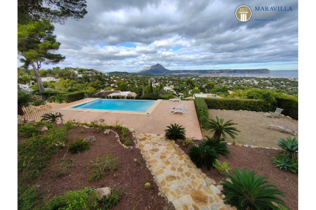 Villa in Javea(Costa Nova) te koop, woonoppervlakte 378 m², + Vloerverwarming, Airconditioning, grondstuk 3063 m², 5 slapkamer, 5 badkamer, Zwembad, ref.: MV-P-2507-8