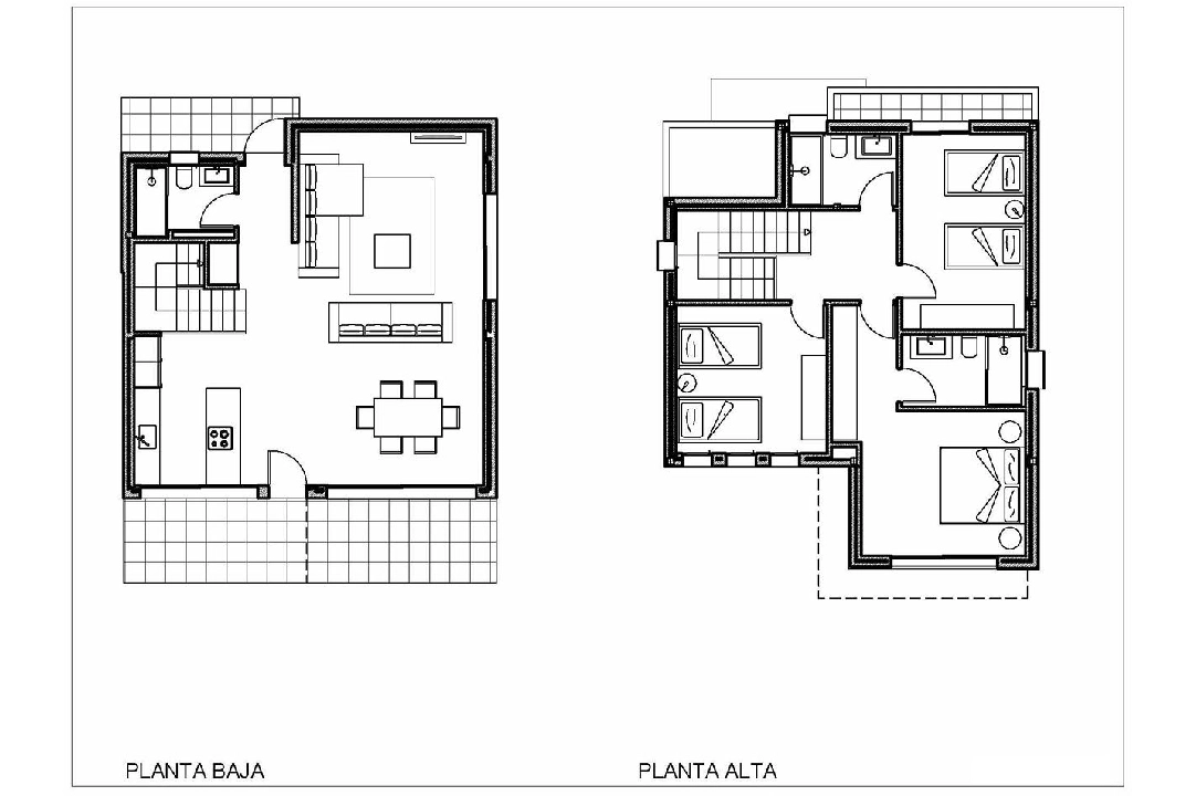 Villa in Denia te koop, woonoppervlakte 155 m², Staat Eerste bewoning, Airconditioning, grondstuk 220 m², 3 slapkamer, 3 badkamer, Zwembad, ref.: HA-DEN-110-E03-5