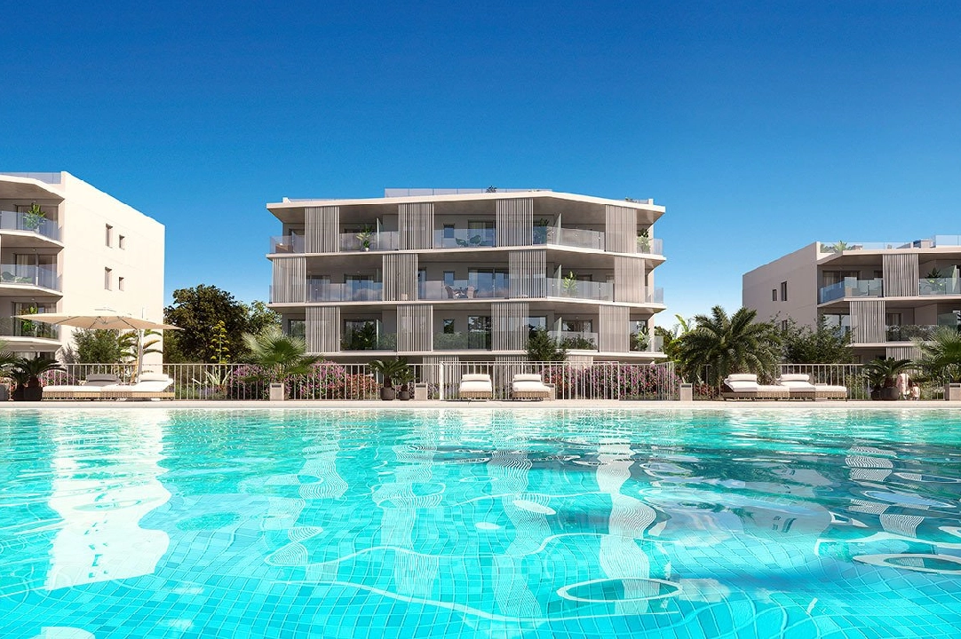 Etagen Apartment in Cala D-Or te koop, woonoppervlakte 107 m², Staat Eerste bewoning, Airconditioning, 2 slapkamer, 2 badkamer, Zwembad, ref.: HA-MLN-433-A01-1