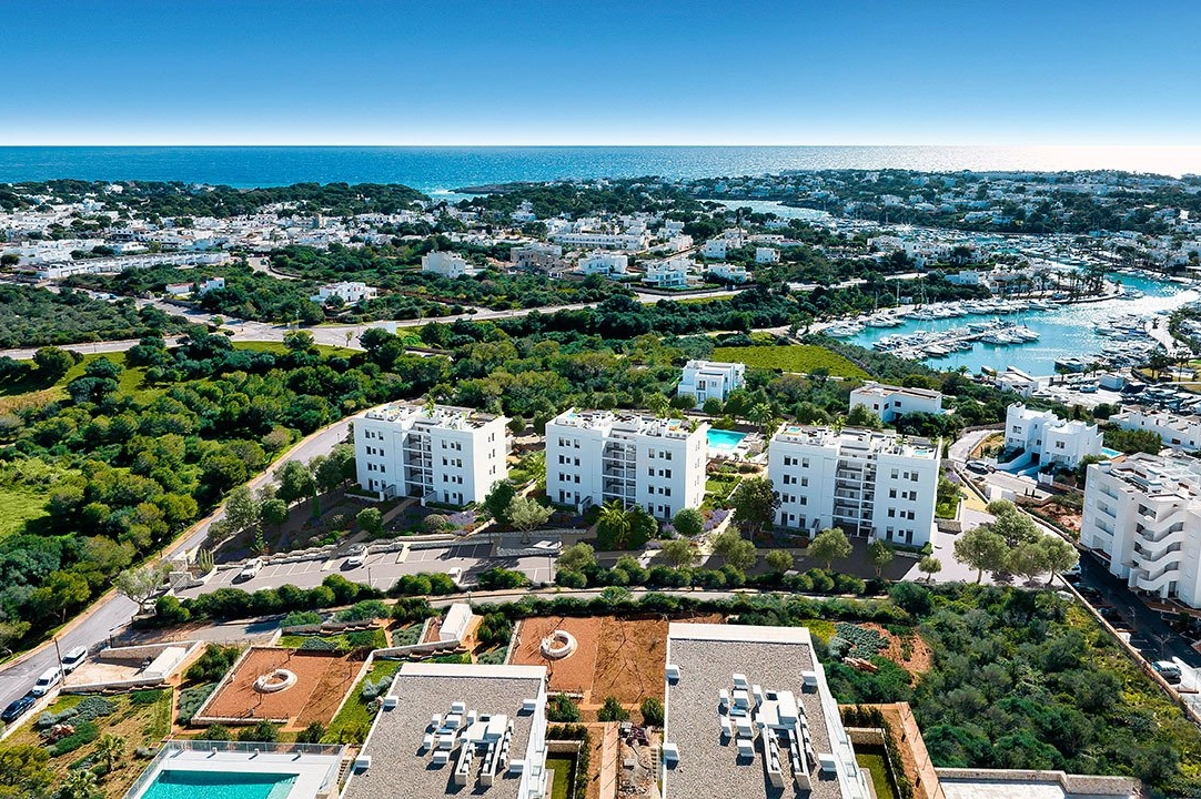 Etagen Apartment in Cala D-Or te koop, woonoppervlakte 107 m², Staat Eerste bewoning, Airconditioning, 2 slapkamer, 2 badkamer, Zwembad, ref.: HA-MLN-433-A01-22