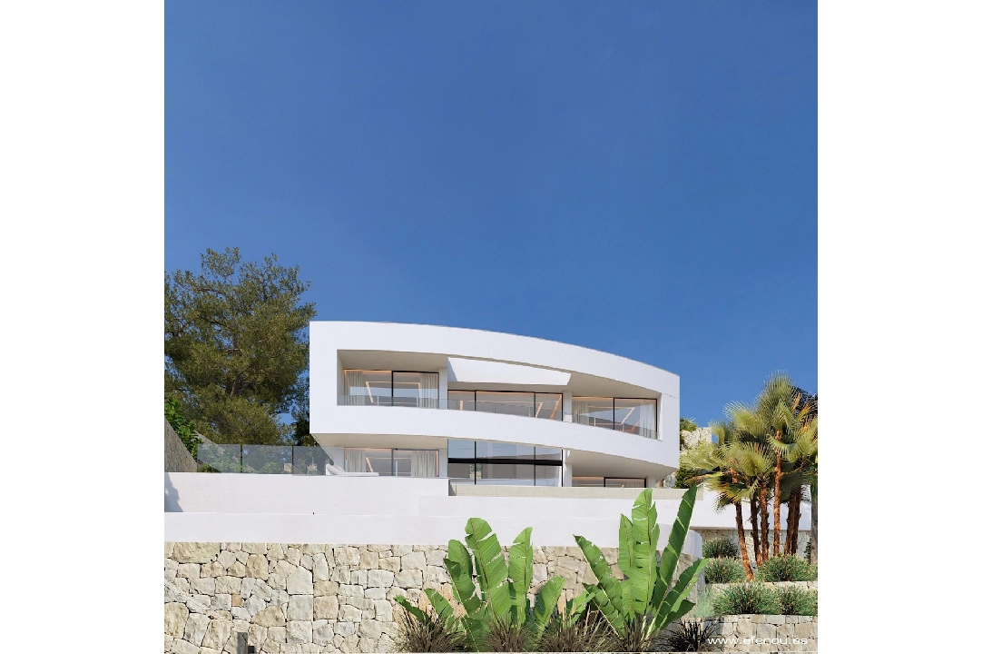 Villa in Calpe(Empedrola) te koop, woonoppervlakte 335 m², Airconditioning, grondstuk 1042 m², 4 slapkamer, 4 badkamer, Zwembad, ref.: CA-H-1826-AMB-6