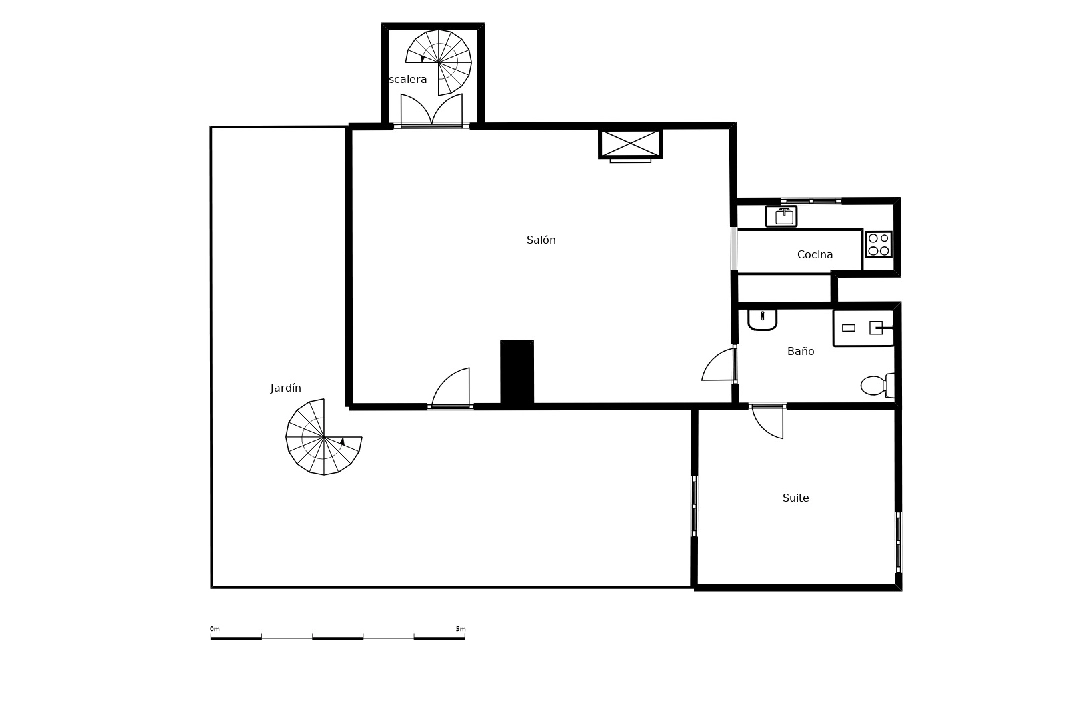 Stadthaus in Moraira(Arnella) te koop, woonoppervlakte 112 m², Airconditioning, 2 slapkamer, 2 badkamer, Zwembad, ref.: CA-B-1829-AMBE-42