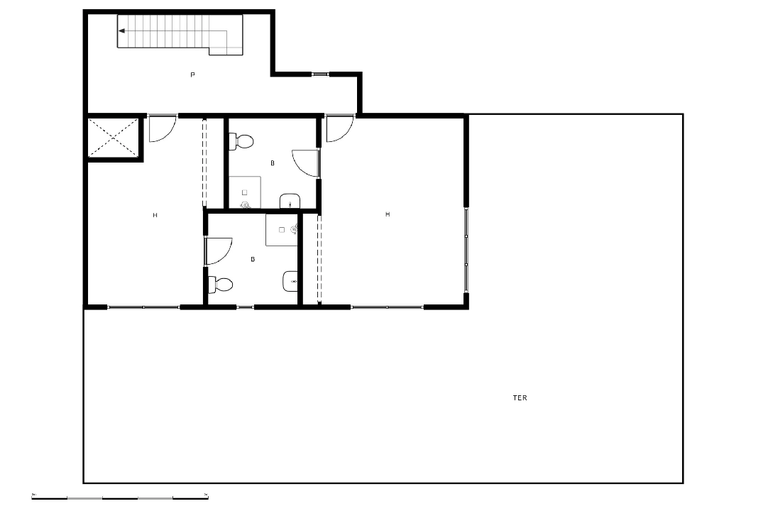 Villa in Moraira(Camarrocha) te koop, woonoppervlakte 261 m², Airconditioning, grondstuk 831 m², 3 slapkamer, 3 badkamer, Zwembad, ref.: CA-H-1670-AMB-19