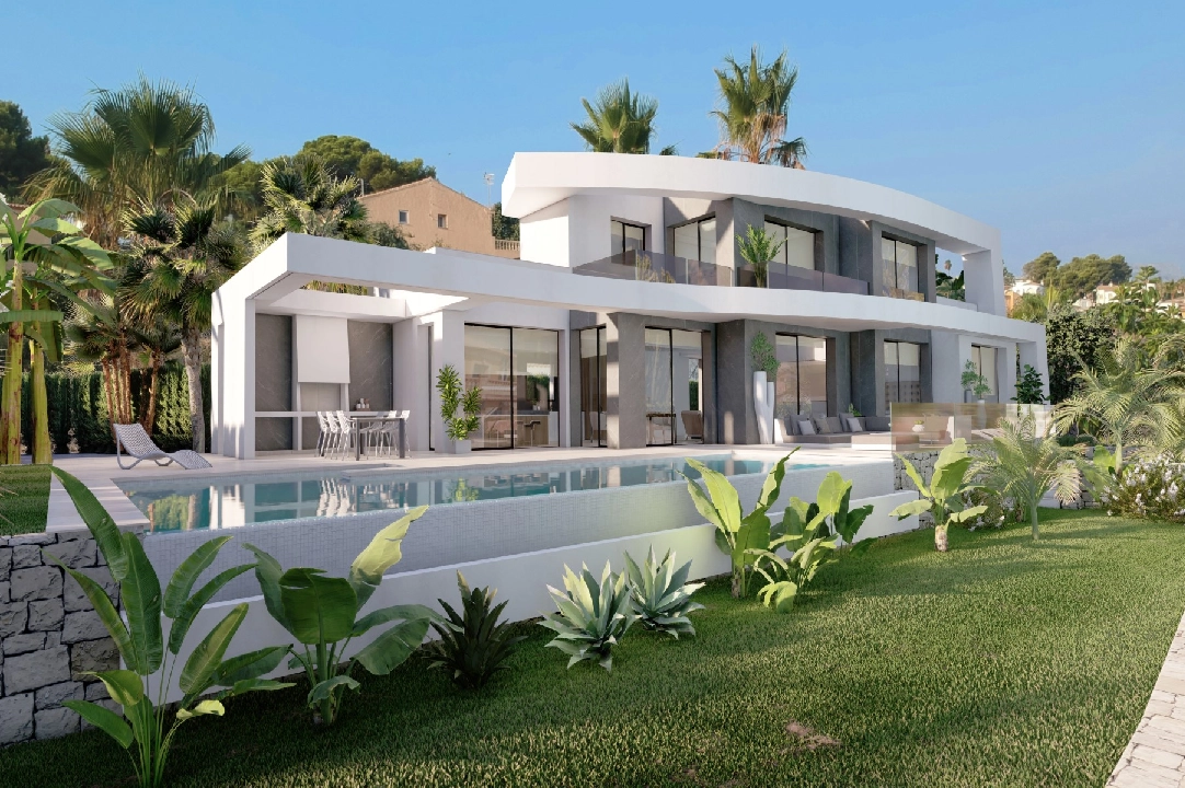 Villa in Benissa(La Fustera) te koop, woonoppervlakte 621 m², Airconditioning, grondstuk 1250 m², 4 slapkamer, 6 badkamer, Zwembad, ref.: CA-H-1834-AMB-1