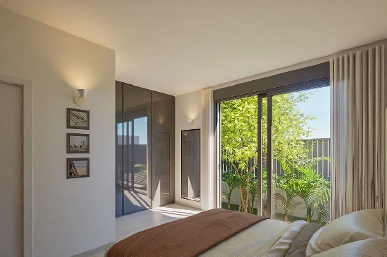 Doppelhaushälfte in Los Nietos zu verkaufen, Wohnfläche 166 m², Zustand Erstbezug, Grundstück 228 m², 3 Schlafzimmer, 3 Badezimmer, Pool, ref.: HA-NIN-100-D01-8