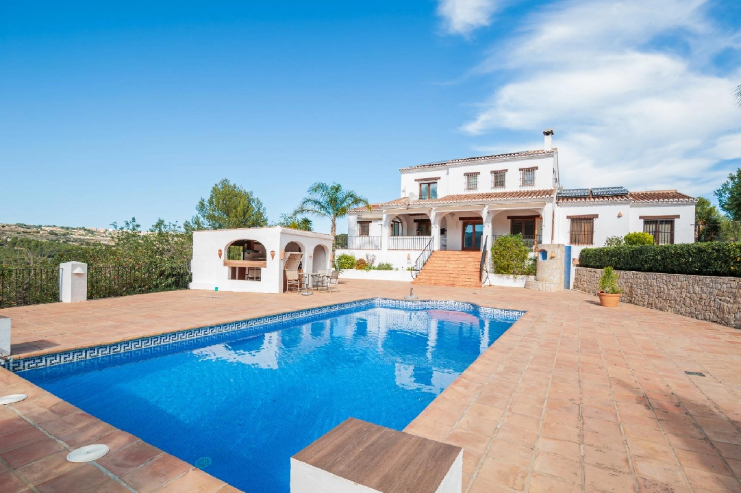 Villa in Benissa(Benimarraig) te koop, woonoppervlakte 271 m², grondstuk 10438 m², 5 slapkamer, 3 badkamer, Zwembad, ref.: COB-3488-10535-26