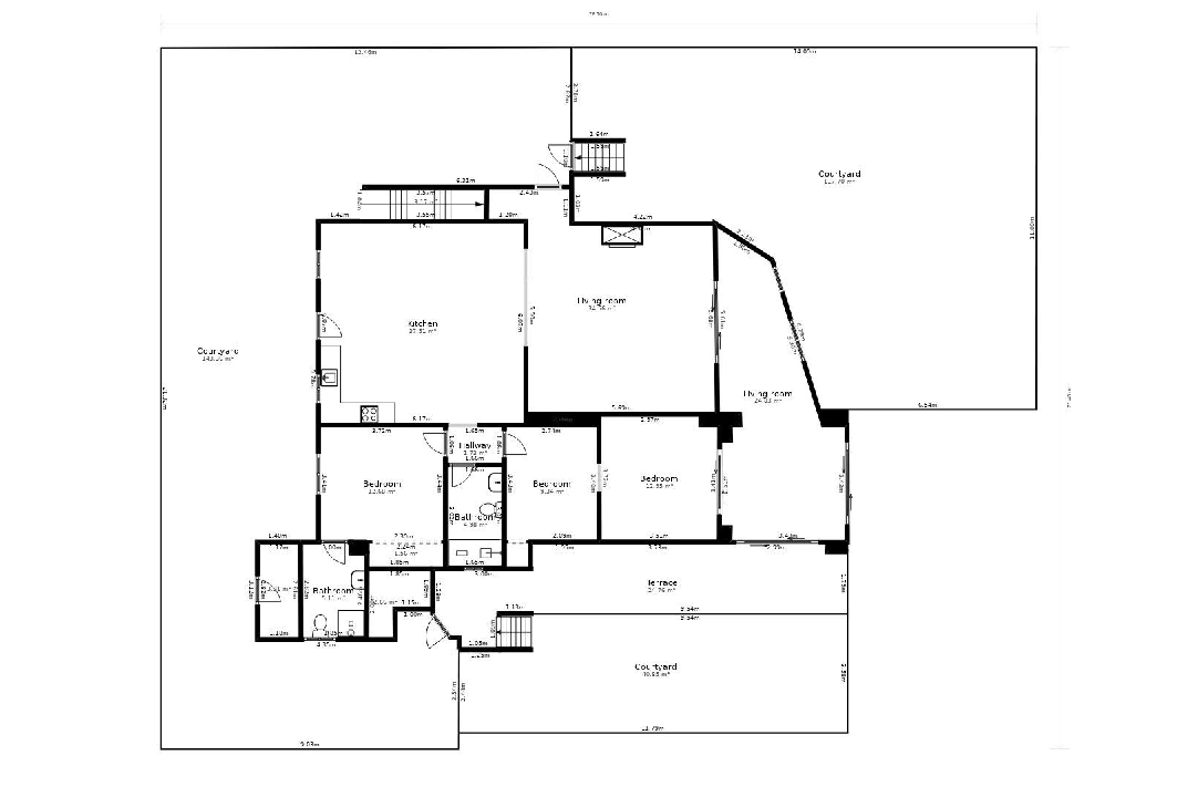 Villa in Calpe(Playa De La Fossa) te koop, woonoppervlakte 195 m², Airconditioning, grondstuk 500 m², 3 slapkamer, 3 badkamer, Zwembad, ref.: COB-3496-10535-24