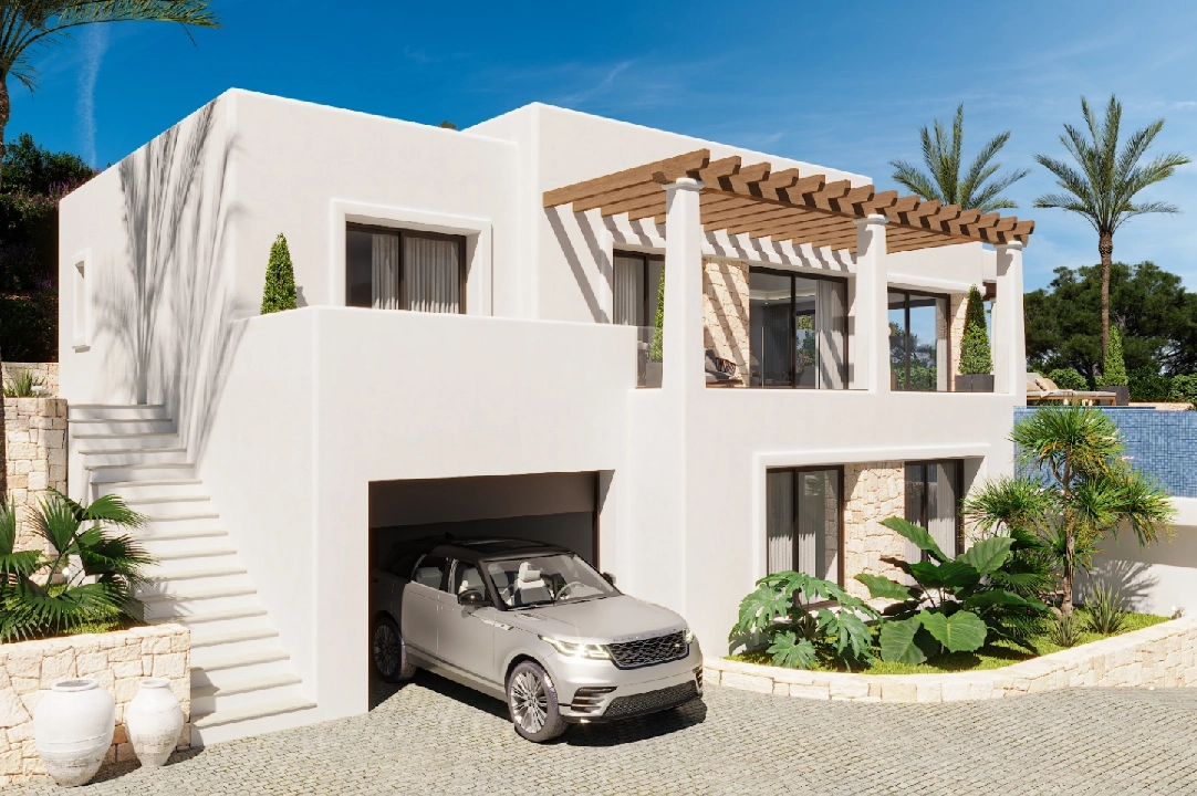 Villa in Benissa te koop, woonoppervlakte 256 m², Airconditioning, grondstuk 1009 m², 4 slapkamer, 4 badkamer, Zwembad, ref.: UM-UV-IFACH-3