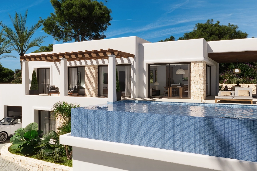 Villa in Benissa te koop, woonoppervlakte 256 m², Airconditioning, grondstuk 1009 m², 4 slapkamer, 4 badkamer, Zwembad, ref.: UM-UV-IFACH-4