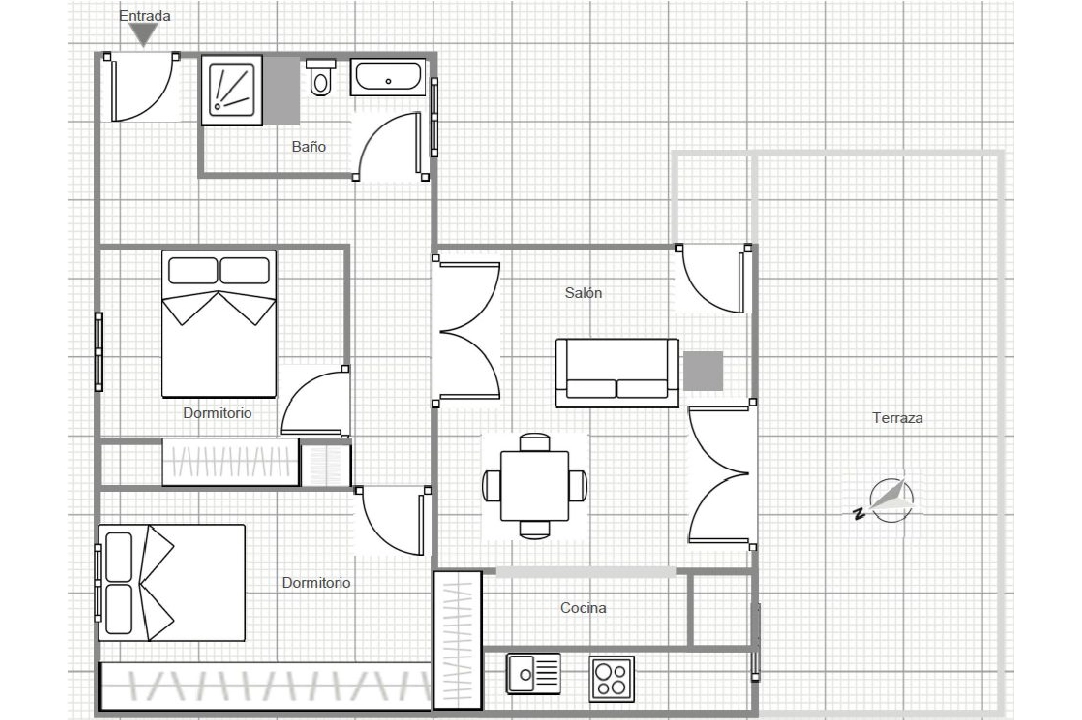 Penthouse Apartment in Pego te koop, woonoppervlakte 64 m², Bouwjaar 2007, + KLIMA, Airconditioning, 2 slapkamer, 1 badkamer, ref.: O-V92714-26