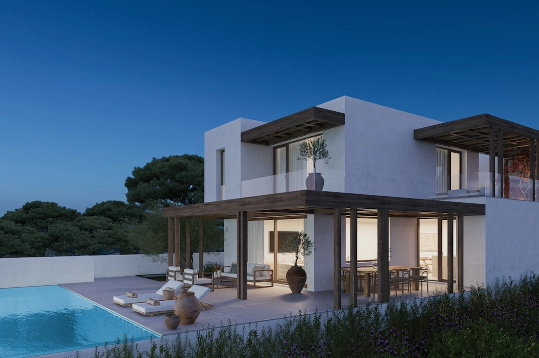 Villa in Moraira(Benimeit) te koop, woonoppervlakte 319 m², Airconditioning, grondstuk 1000 m², 3 slapkamer, 3 badkamer, Zwembad, ref.: CA-H-1840-AMB-1