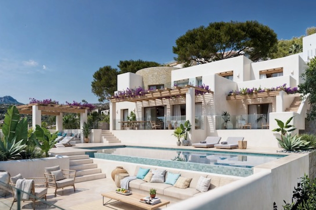 Villa in Moraira(San Jaime) te koop, woonoppervlakte 333 m², Airconditioning, grondstuk 1330 m², 5 slapkamer, 5 badkamer, Zwembad, ref.: CA-H-1842-AMBI-9