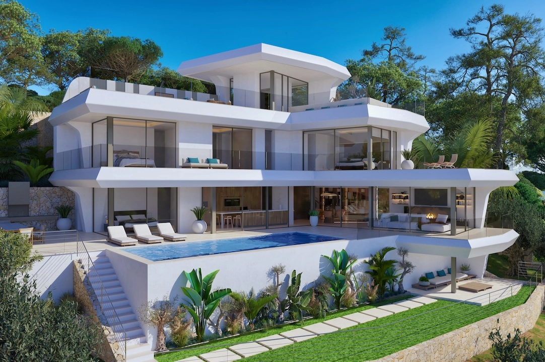 Villa in Altea(Altea) te koop, woonoppervlakte 479 m², Airconditioning, grondstuk 1383 m², 4 slapkamer, 4 badkamer, Zwembad, ref.: CA-H-1853-AMB-1