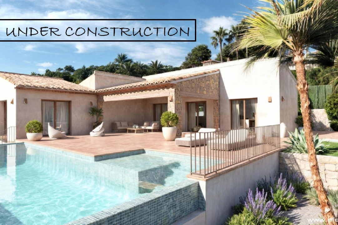 Villa in Javea te koop, woonoppervlakte 170 m², Bouwjaar 2025, Airconditioning, grondstuk 1000 m², 3 slapkamer, 3 badkamer, Zwembad, ref.: BP-C3XY4472JAV-1