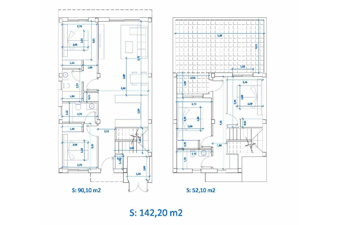 Villa in Benijofar te koop, woonoppervlakte 142 m², Staat Eerste bewoning, Airconditioning, grondstuk 295 m², 4 slapkamer, 3 badkamer, Zwembad, ref.: HA-BNN-307-E02-6