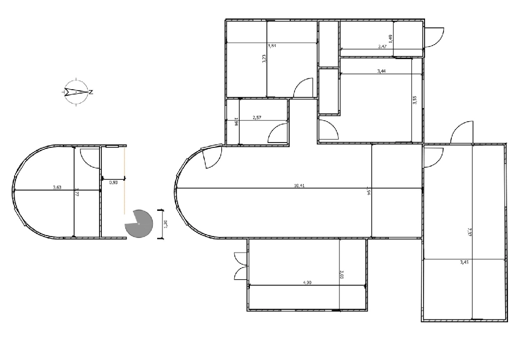 Villa in Els Poblets te koop, woonoppervlakte 117 m², Bouwjaar 1985, + Oven, Airconditioning, grondstuk 420 m², 3 slapkamer, 1 badkamer, Zwembad, ref.: O-V93414-20