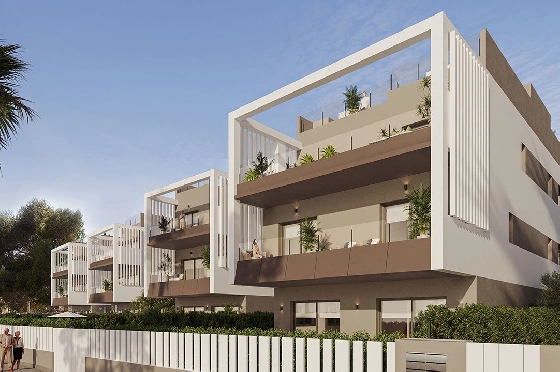 Penthouse Apartment in Colonia de Sant Jordi zu verkaufen, Wohnfläche 379 m², Zustand Erstbezug, + fussboden, Klimaanlage, 3 Schlafzimmer, 2 Badezimmer, Pool, ref.: HA-MLN-163-A03-3