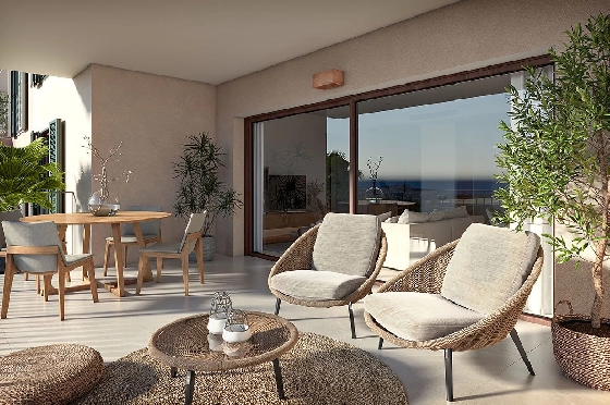 Etagen Apartment in Capdepera zu verkaufen, Wohnfläche 98 m², Zustand Erstbezug, Klimaanlage, 2 Schlafzimmer, 2 Badezimmer, Pool, ref.: HA-MLN-435-A01-10