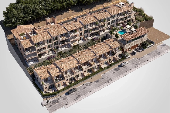 Etagen Apartment in Capdepera zu verkaufen, Wohnfläche 98 m², Zustand Erstbezug, Klimaanlage, 2 Schlafzimmer, 2 Badezimmer, Pool, ref.: HA-MLN-435-A01-18