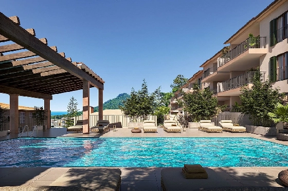 Reihenhaus in Capdepera zu verkaufen, Wohnfläche 128 m², Zustand Erstbezug, Klimaanlage, 2 Schlafzimmer, 2 Badezimmer, Pool, ref.: HA-MLN-435-R01-3
