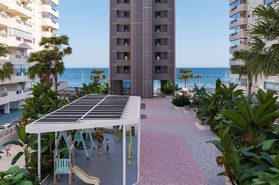 Etagen Apartment in Calpe zu verkaufen, Wohnfläche 125 m², Zustand Erstbezug, Klimaanlage, 3 Schlafzimmer, 2 Badezimmer, Pool, ref.: HA-CAN-150-A03-9