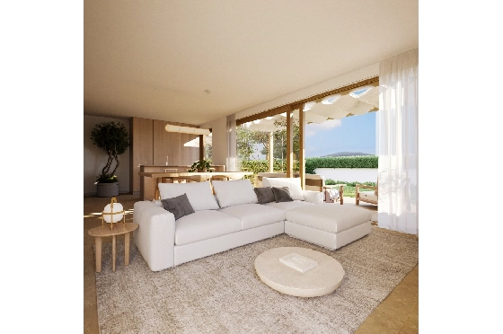 Reihenhaus in Gata de Gorgos zu verkaufen, Wohnfläche 102 m², Baujahr 2026, Klimaanlage, Grundstück 38 m², 3 Schlafzimmer, 3 Badezimmer, ref.: LS-GT2-3