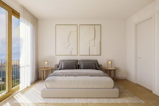 Reihenhaus in Gata de Gorgos zu verkaufen, Wohnfläche 102 m², Baujahr 2026, Klimaanlage, Grundstück 32 m², 3 Schlafzimmer, 2 Badezimmer, ref.: LS-GT5-5
