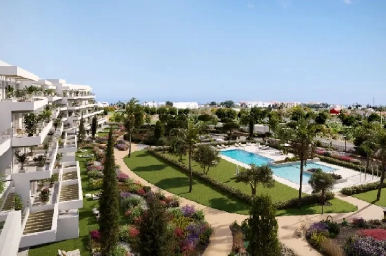 Apartment in El Vergel zu verkaufen, Wohnfläche 45 m², Baujahr 2027, Klimaanlage, Grundstück 10 m², 1 Schlafzimmer, 1 Badezimmer, Pool, ref.: AH-EV-VI-1-01-02-C-3