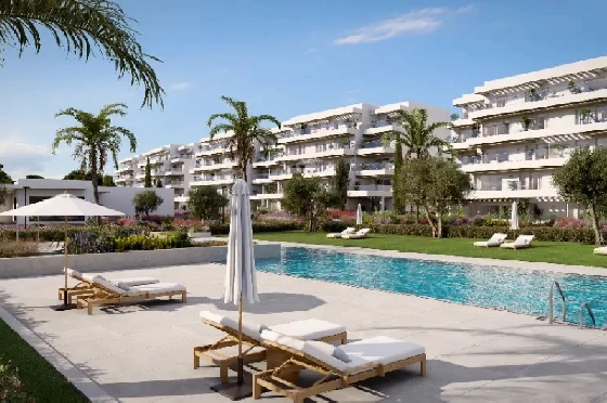 Apartment in El Vergel zu verkaufen, Wohnfläche 45 m², Baujahr 2027, Klimaanlage, Grundstück 10 m², 1 Schlafzimmer, 1 Badezimmer, Pool, ref.: AH-EV-VI-1-01-02-C-4