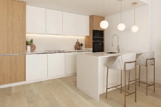 Apartment in El Vergel zu verkaufen, Wohnfläche 98 m², Baujahr 2027, + KLIMA, Klimaanlage, Grundstück 33 m², 3 Schlafzimmer, 2 Badezimmer, Pool, ref.: AH-EV-VI-1-01-01-E-4