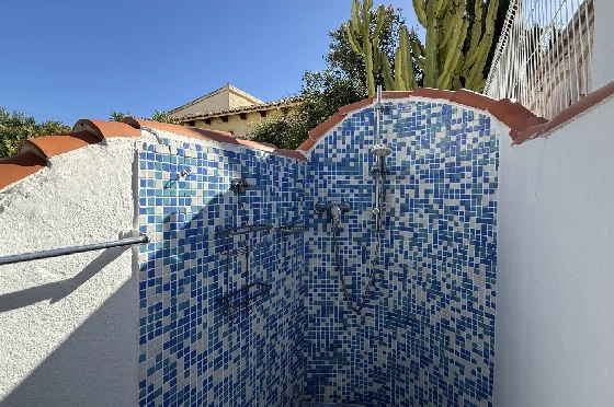 Villa in Els Poblets zur Ferienvermietung, Wohnfläche 100 m², Baujahr 1983, Zustand gepflegt, + KLIMA, Klimaanlage, Grundstück 353 m², 3 Schlafzimmer, 1 Badezimmer, Pool, ref.: T-0325-19