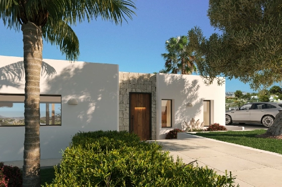 Villa in Javea zu verkaufen, Wohnfläche 200 m², Baujahr 2024, Klimaanlage, Grundstück 977 m², 3 Schlafzimmer, 3 Badezimmer, Pool, ref.: AM-12539DR-4