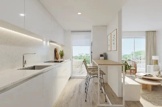 Apartment in Javea zu verkaufen, Wohnfläche 112 m², Baujahr 2025, Klimaanlage, Grundstück 11 m², 3 Schlafzimmer, 3 Badezimmer, Pool, ref.: AH-J-VI-1-1-3-D-5