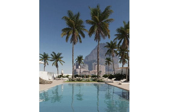 Apartment in Calpe zu verkaufen, Wohnfläche 62 m², Klimaanlage, Grundstück 36 m², 2 Schlafzimmer, 2 Badezimmer, Pool, ref.: GE-J11A-11