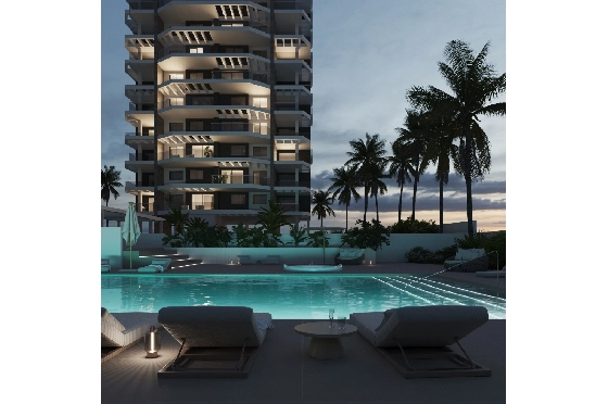 Apartment in Calpe zu verkaufen, Wohnfläche 80 m², Klimaanlage, Grundstück 23 m², 3 Schlafzimmer, 2 Badezimmer, Pool, ref.: GE-J11B-12