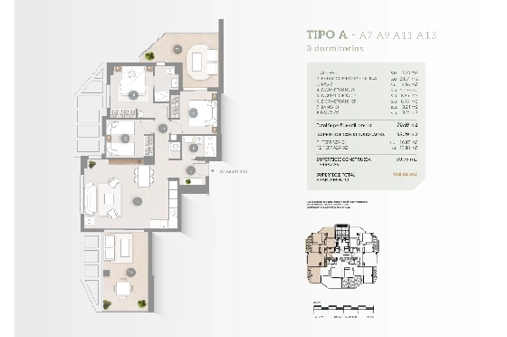 Apartment in Calpe zu verkaufen, Wohnfläche 93 m², Klimaanlage, Grundstück 31 m², 3 Schlafzimmer, 2 Badezimmer, Pool, ref.: GE-J113A-8