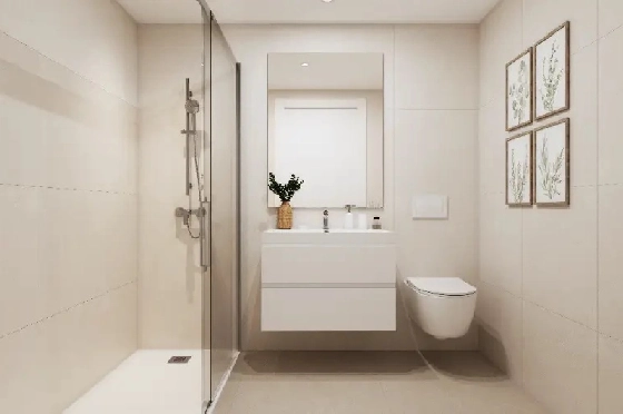 Apartment in El Vergel zu verkaufen, Wohnfläche 95 m², Baujahr 2027, Klimaanlage, Grundstück 43 m², 3 Schlafzimmer, 2 Badezimmer, Pool, ref.: AH-EV-VI-1-01-03-E-18