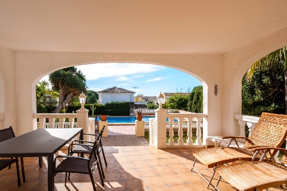Villa in Moraira zu verkaufen, Wohnfläche 270 m², Klimaanlage, Grundstück 897 m², 3 Schlafzimmer, 3 Badezimmer, Pool, ref.: AM-12629DR-28