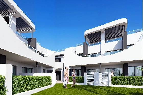 Erdgeschoss Apartment in San Fulgencio zu verkaufen, Wohnfläche 133 m², Zustand Erstbezug, 3 Schlafzimmer, 2 Badezimmer, Pool, ref.: HA-SFN-131-A03-4