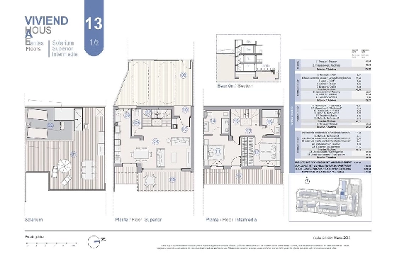 Reihenhaus in La Nucia zu verkaufen, Wohnfläche 157 m², Zustand Erstbezug, Klimaanlage, 4 Schlafzimmer, 3 Badezimmer, Pool, ref.: HA-LNN-130-R01-36