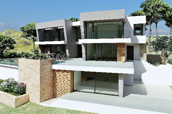 Villa in Benitachell(Benitatxell) zu verkaufen, Wohnfläche 298 m², Grundstück 1149 m², 3 Schlafzimmer, 4 Badezimmer, Pool, ref.: VA-22941-3