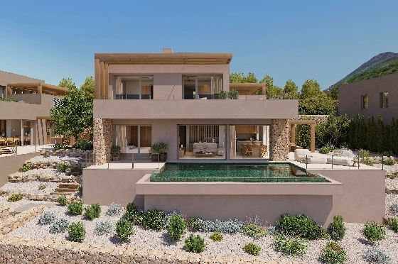 Villa in Lliber(Vall de Pop) zu verkaufen, Wohnfläche 165 m², Grundstück 437 m², 3 Schlafzimmer, 3 Badezimmer, Pool, ref.: VA-23429-12